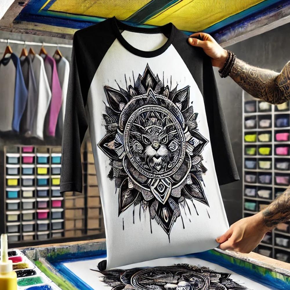 Sablon Raglan